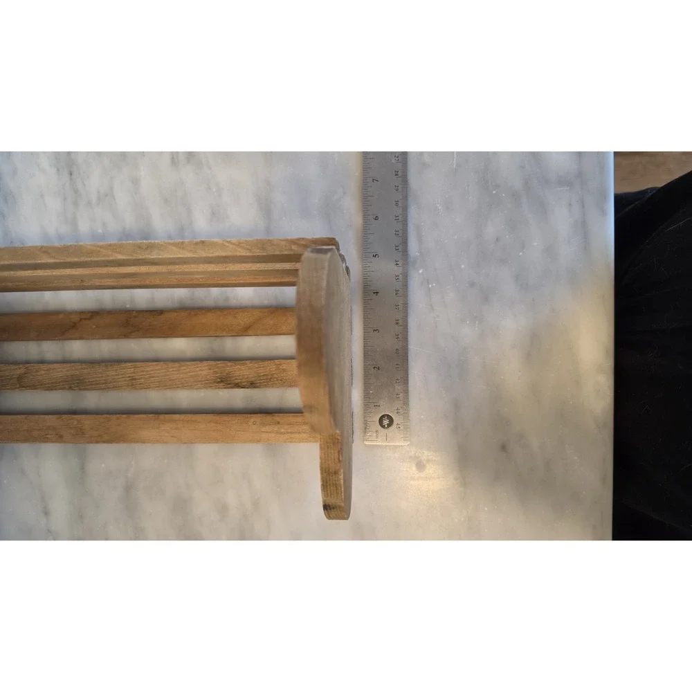 Vintage Wood Heart Shaped Shelf